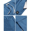 image:imageCOOFANDY Mens Casual Corduroy Pants Baggy Sweatpants Loose Fit Wide LegBlue