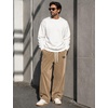 image:imageCOOFANDY Mens Casual Corduroy Pants Baggy Sweatpants Loose Fit Wide LegBrown