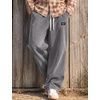 image:imageCOOFANDY Mens Casual Corduroy Pants Baggy Sweatpants Loose Fit Wide LegDark Grey