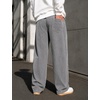 image:imageCOOFANDY Mens Casual Corduroy Pants Baggy Sweatpants Loose Fit Wide LegDark Grey