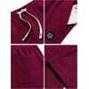 image:imageCOOFANDY Mens Casual Corduroy Pants Baggy Sweatpants Loose Fit Wide LegDeep Red