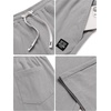 image:imageCOOFANDY Mens Casual Corduroy Pants Baggy Sweatpants Loose Fit Wide LegLight Grey