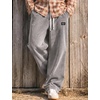 image:imageCOOFANDY Mens Casual Corduroy Pants Baggy Sweatpants Loose Fit Wide LegLight Grey