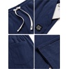 image:imageCOOFANDY Mens Casual Corduroy Pants Baggy Sweatpants Loose Fit Wide LegNavy Blue