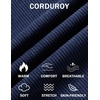 image:imageCOOFANDY Mens Casual Corduroy Pants Baggy Sweatpants Loose Fit Wide LegNavy Blue