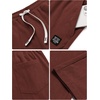 image:imageCOOFANDY Mens Casual Corduroy Pants Baggy Sweatpants Loose Fit Wide LegReddish Brown
