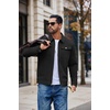 image:imageCOOFANDY Mens Casual Work Jacket Quilted Lined Jackets Fall Winter CoatBlack
