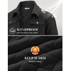 image:imageCOOFANDY Mens Casual Work Jacket Quilted Lined Jackets Fall Winter CoatBlack
