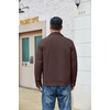 image:imageCOOFANDY Mens Casual Work Jacket Quilted Lined Jackets Fall Winter CoatBrown