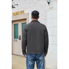 image:imageCOOFANDY Mens Casual Work Jacket Quilted Lined Jackets Fall Winter CoatDark Grey