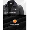 image:imageCOOFANDY Mens Casual Work Jacket Quilted Lined Jackets Fall Winter CoatDark Grey