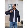 image:imageCOOFANDY Mens Casual Work Jacket Quilted Lined Jackets Fall Winter CoatNavy Blue