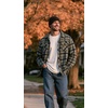image:imageCOOFANDY Mens Flannel Shirts Plaid Jacket Casual Button Down ShirtDark Green