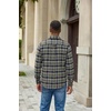 image:imageCOOFANDY Mens Flannel Shirts Plaid Jacket Casual Button Down ShirtDark Green