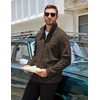 image:imageCOOFANDY Mens Fleece Jackets Full Zip Lightweight Casual Sweater JacketDark Brown