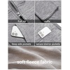 image:imageCOOFANDY Mens Fleece Jackets Full Zip Lightweight Casual Sweater JacketLgiht Grey