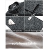 image:imageCOOFANDY Mens Fleece Jackets Full Zip Lightweight Casual Sweater JacketMedium Grey