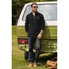image:imageCOOFANDY Mens Fleece Quarter Zip Pullover Mock Neck Long Sleeve Sweatshirt1black