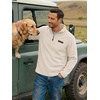 image:imageCOOFANDY Mens Fleece Quarter Zip Pullover Mock Neck Long Sleeve SweatshirtBeige