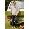 image:imageCOOFANDY Mens Fleece Quarter Zip Pullover Mock Neck Long Sleeve SweatshirtBeige
