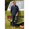 image:imageCOOFANDY Mens Fleece Quarter Zip Pullover Mock Neck Long Sleeve SweatshirtNavy Blue