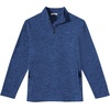 image:imageCOOFANDY Mens Fleece Quarter Zip Sweatshirt Long Sleeve Pullover SweatshirtBdenim Blue