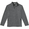 image:imageCOOFANDY Mens Fleece Quarter Zip Sweatshirt Long Sleeve Pullover SweatshirtMedium Gray