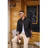 image:imageCOOFANDY Mens Heavyweight Denim Shirt Long Sleeve Button Down Jean JacketBlack