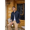 image:imageCOOFANDY Mens Heavyweight Denim Shirt Long Sleeve Button Down Jean JacketDark Indigo