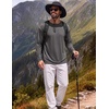 image:imageCOOFANDY Mens Long Sleeve Tee Shirts UV Sun Protection Athletic TShirtsAdark Grey 1pack