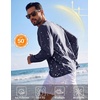 image:imageCOOFANDY Mens Long Sleeve Tee Shirts UV Sun Protection Athletic TShirtsAnavy Blue 1pack