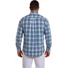 image:imageCOOFANDY Mens Plaid Dress Shirts Big and Tall 1X6X Long Sleeve Cotton Button Down Shirt Bussiness Casual ShirtsWhite Navy Green Light Blue Plaid