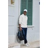 image:imageCOOFANDY Mens Quarter Zip Pullover Fleece Mock Neck Casual Sweatshirt 2026White