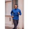 image:imageCOOFANDY Mens Quarter Zip Pullover Long Sleeve Athletic Running Shirts Quick Dry Lightweight Tennis GolfRoyal Blue