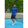 image:imageCOOFANDY Mens Quarter Zip Pullover Long Sleeve Athletic Running Shirts Quick Dry Lightweight Tennis GolfRoyal Blue