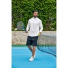 image:imageCOOFANDY Mens Quarter Zip Pullover Long Sleeve Athletic Running Shirts Quick Dry Lightweight Tennis GolfWhite