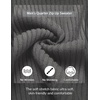 image:imageCOOFANDY Mens Quarter Zip Pullover Sweater Knit Texture Mock Neck SweaterLight Gray