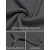 image:imageCOOFANDY Mens Quarter Zip Sweater 14 Zip Mock Neck Knitted Dress PulloverDark Grey