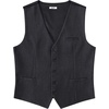 image:imageCOOFANDY Mens Suit Vest Business Casual Dress Vest Wedding Prom WaistcoatGray