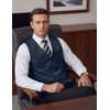 image:imageCOOFANDY Mens Suit Vest Business Casual Dress Vest Wedding Prom WaistcoatNavy Blue