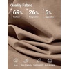 image:imageCOOFANDY Mens TShirt Quarter Button Pullover Casual Long Sleeve SweatshirtKhaki
