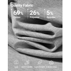 image:imageCOOFANDY Mens TShirt Quarter Button Pullover Casual Long Sleeve SweatshirtLight Grey