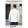 image:imageCOOFANDY Mens Thermal Long Sleeve Shirt Mock Turtleneck Fleece Base Layer02 Bleached