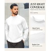 image:imageCOOFANDY Mens Thermal Long Sleeve Shirt Mock Turtleneck Fleece Base Layer02 Bleached