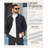 image:imageCOOFANDY Mens Thermal Long Sleeve Shirt Mock Turtleneck Fleece Base Layer02 Bleached