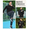 image:imageCOOFANDY Mens Thermal Long Sleeve Shirt Mock Turtleneck Fleece Base LayerBlack