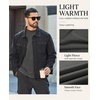 image:imageCOOFANDY Mens Thermal Long Sleeve Shirt Mock Turtleneck Fleece Base LayerDark Gray