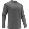 image:imageCOOFANDY Mens Thermal Long Sleeve Shirt Mock Turtleneck Fleece Base LayerDark Gray