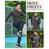 image:imageCOOFANDY Mens Thermal Long Sleeve Shirt Mock Turtleneck Fleece Base LayerDark Gray