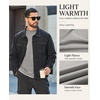 image:imageCOOFANDY Mens Thermal Long Sleeve Shirt Mock Turtleneck Fleece Base LayerLight Gray